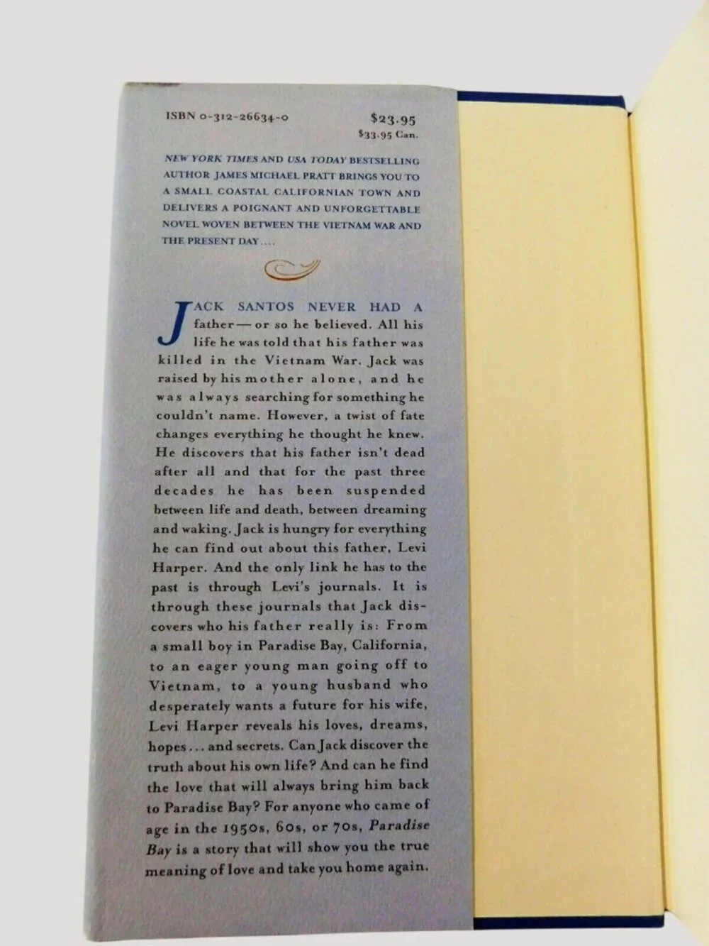 Paradise Bay by James Michael Pratt 1st Edition 2002 Hardcover Dust Jacket